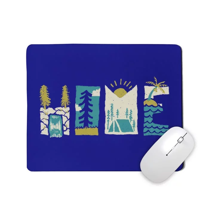 Earth Is Our Home Tee Save The Planet Climate Change Funny Gift Mousepad