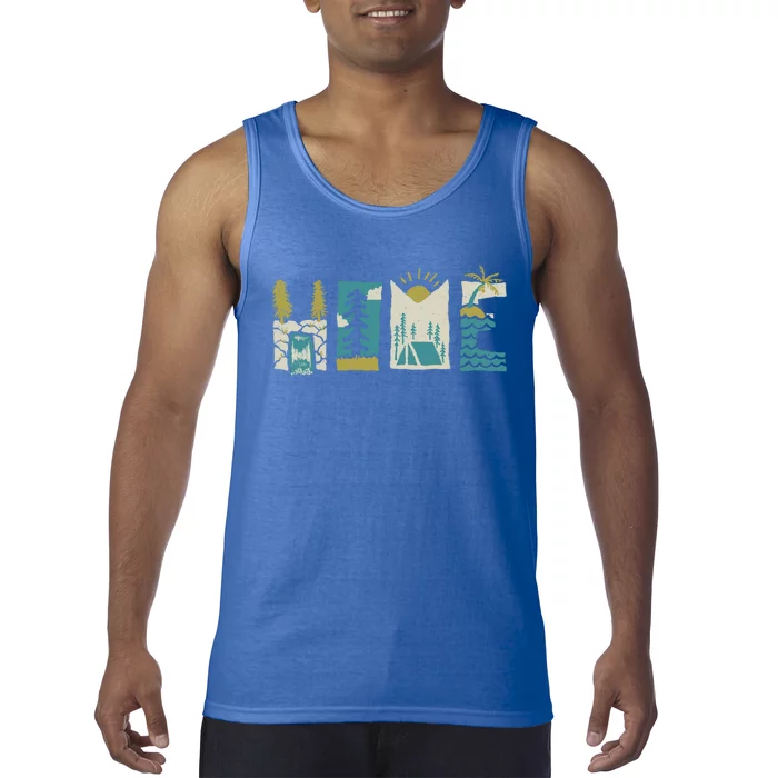 Earth Is Our Home Tee Save The Planet Climate Change Gift Tank Top