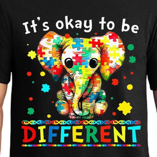 Elephant It's Okay To Be Different asd Awareness Pajama Set