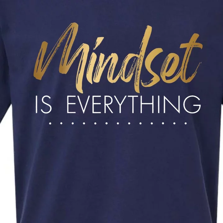 Everything Is Positive Mindset Inspirational Motivational Sueded Cloud Jersey T-Shirt