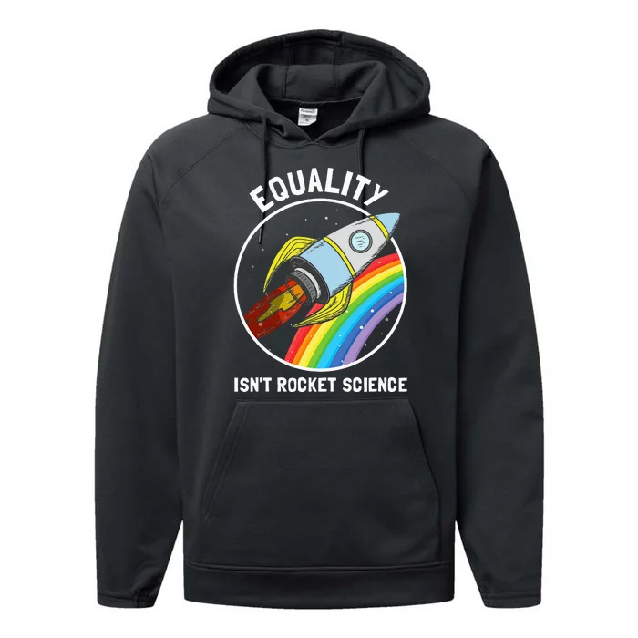 Equality IsnT Rocket Science Lgbt Performance Fleece Hoodie