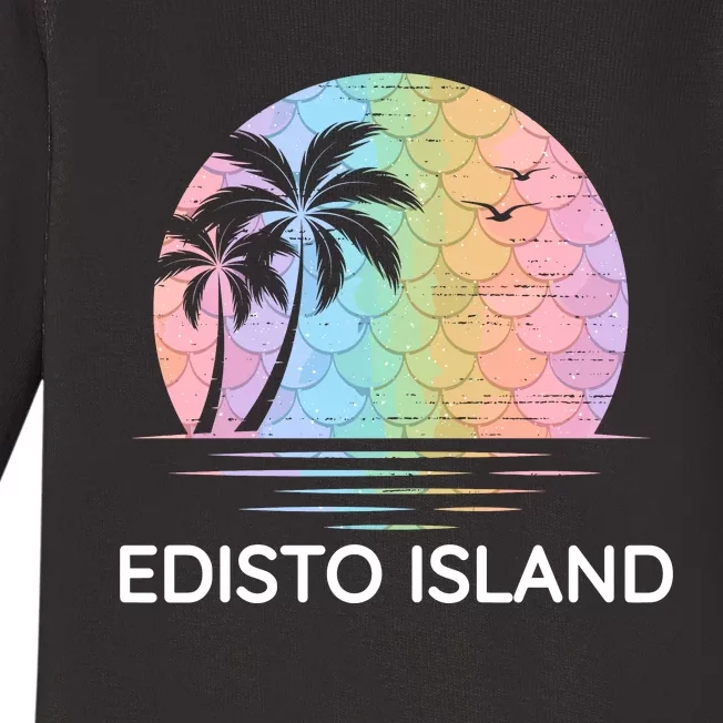 Edisto Island South Carolina Vacation Beach Family Group Baby Long Sleeve Bodysuit