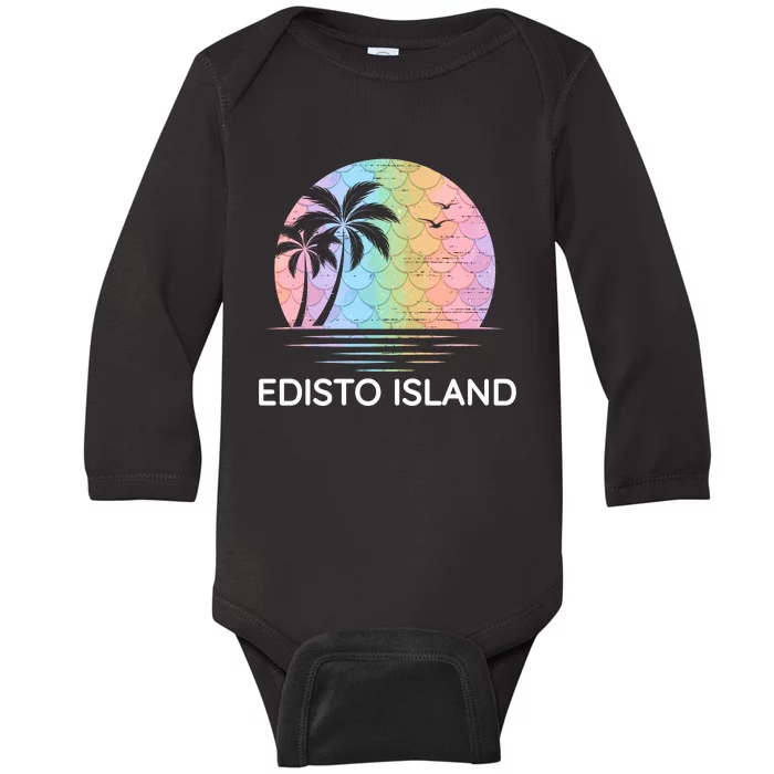 Edisto Island South Carolina Vacation Beach Family Group Baby Long Sleeve Bodysuit