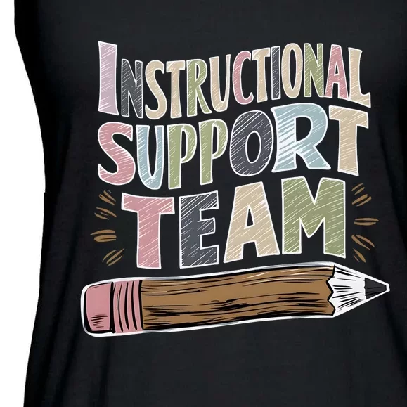 Elementary Instructional Support Staff Team Ladies Essential Flowy Tank