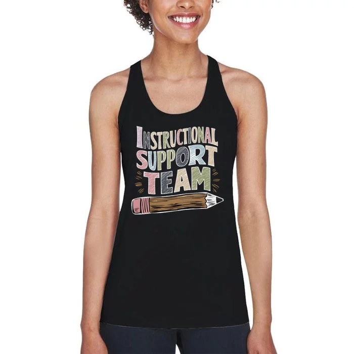 Elementary Instructional Support Staff Team Women's Racerback Tank