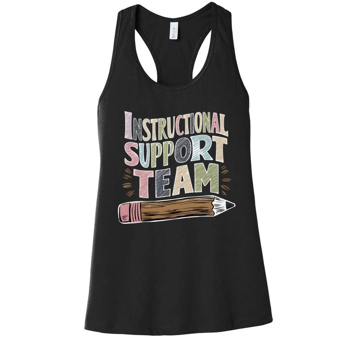 Elementary Instructional Support Staff Team Women's Racerback Tank