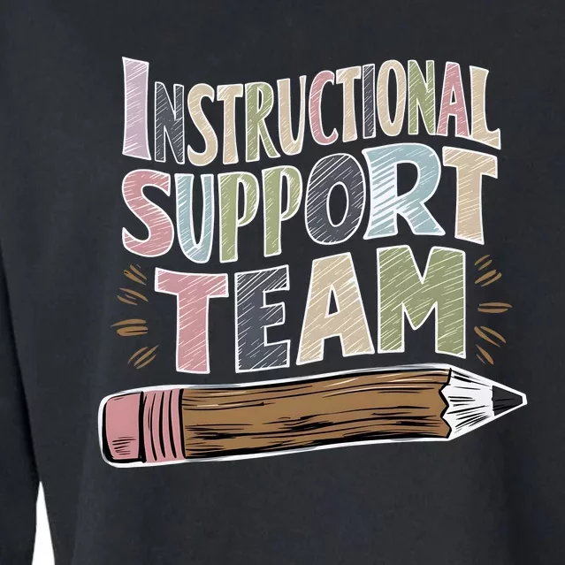 Elementary Instructional Support Staff Team Cropped Pullover Crew