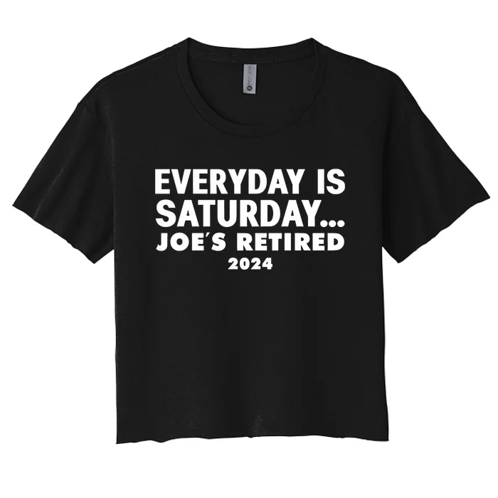 Everyday Is Saturday JoeS Retired 2024 Women's Crop Top Tee