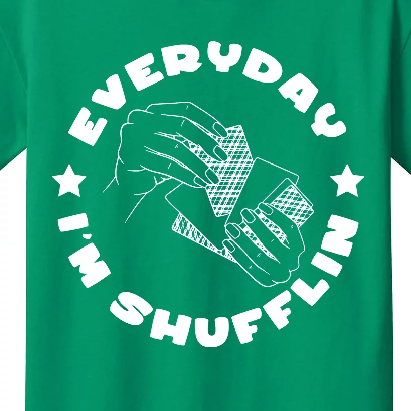 Everyday IM Shufflin Card Player Kids T-Shirt