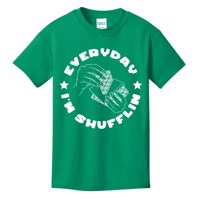 Everyday IM Shufflin Card Player Kids T-Shirt