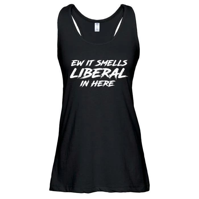 Ew It Smells Liberal In Here Ladies Essential Flowy Tank