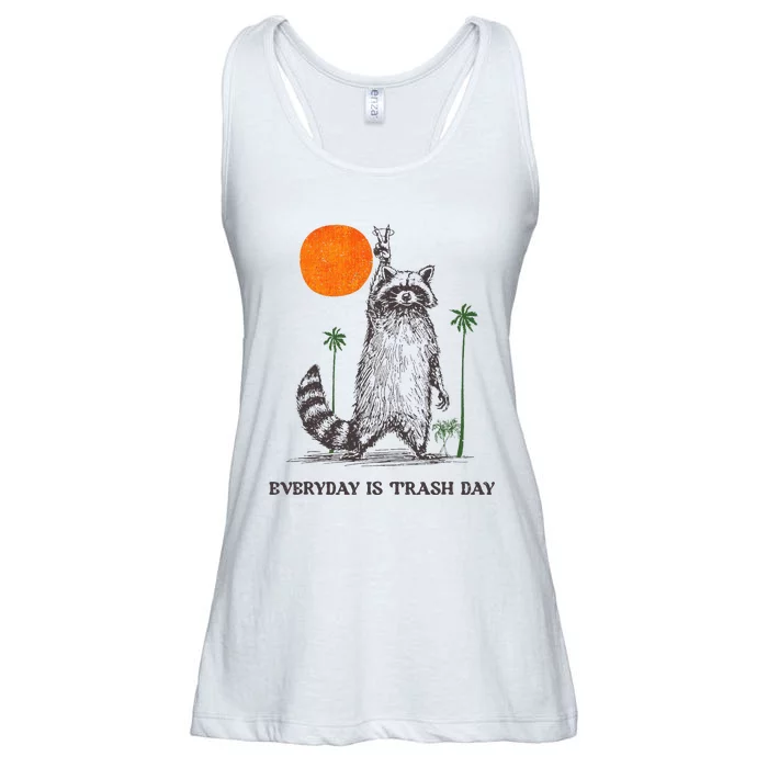 Everyday Is Trash Day Ladies Essential Flowy Tank