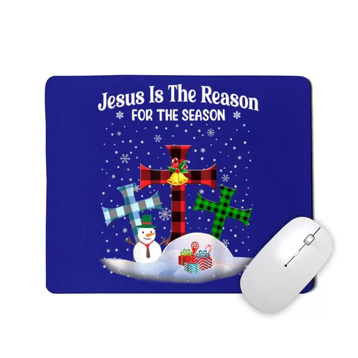 Esus Is The Reason For The Season Christian Christmas Gift Mousepad