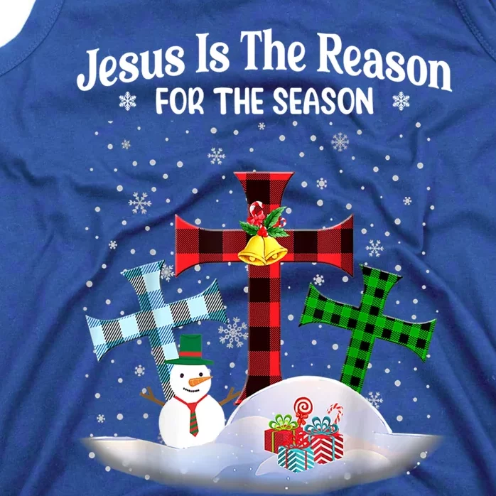 Esus Is The Reason For The Season Christian Christmas Gift Tank Top