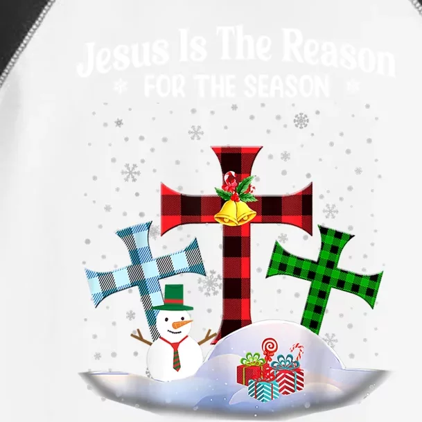 Esus Is The Reason For The Season Christian Christmas Gift Toddler Fine Jersey T-Shirt