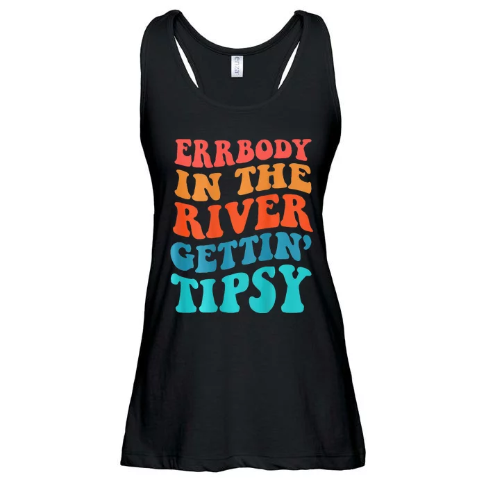 Errbody In The River Getting Tipsy Ladies Essential Flowy Tank