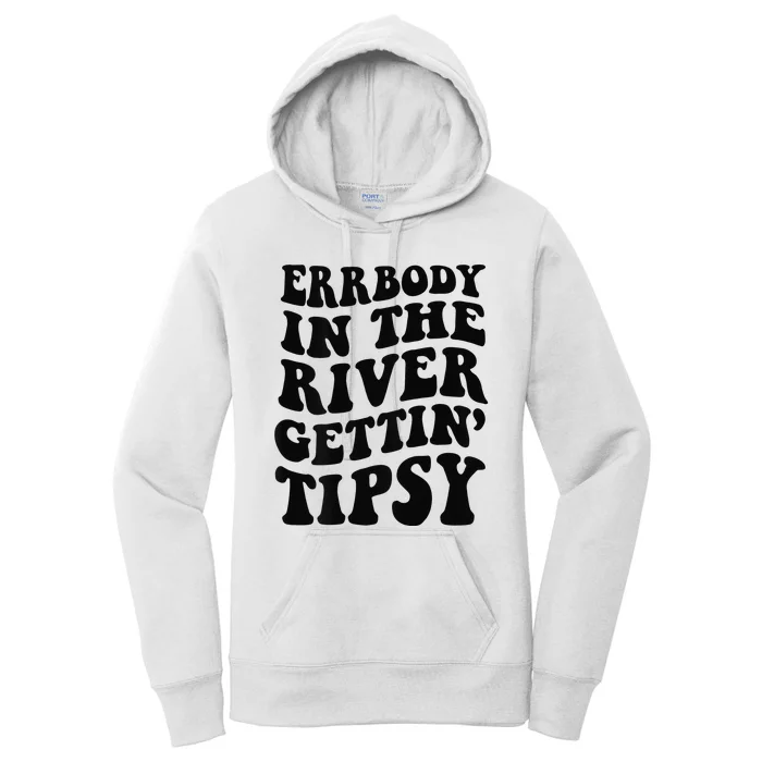 Everybody in the river getting tipsy Women's Pullover Hoodie