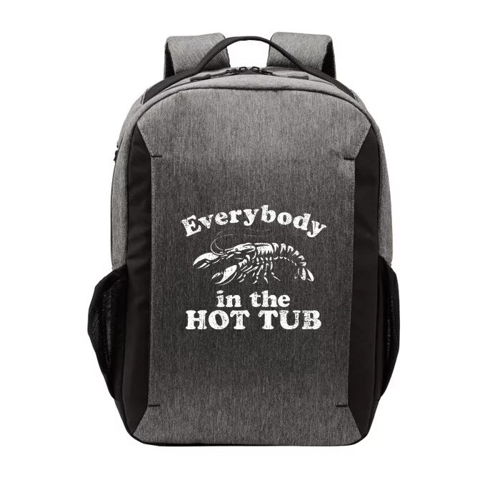 Everybody In The Hot Tub Funny Crawfish Boil Vector Backpack