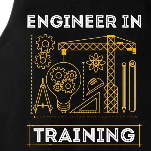 Engineer In Training Future Engineer Holding Engineering Ladies Tri-Blend Wicking Tank