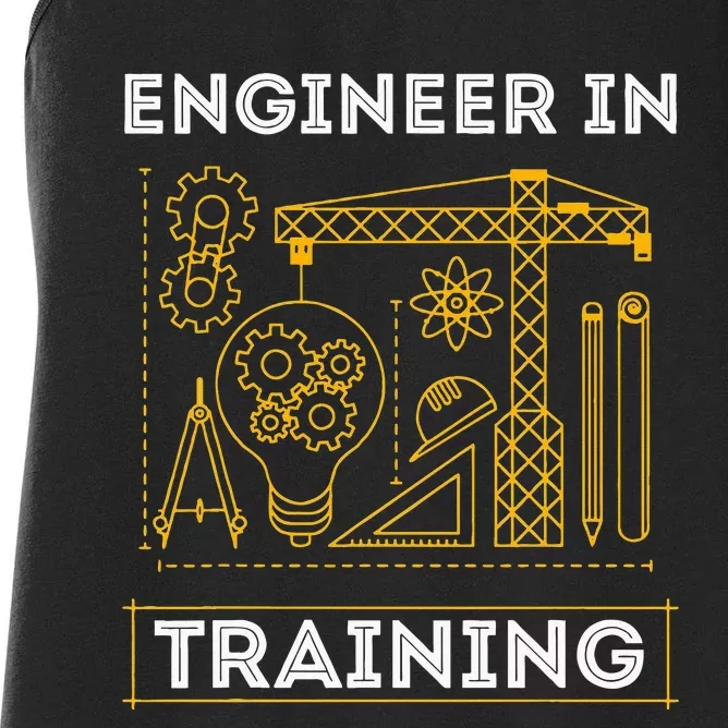 Engineer In Training Future Engineer Holding Engineering Women's Racerback Tank