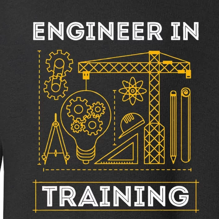 Engineer In Training Future Engineer Holding Engineering Toddler Sweatshirt