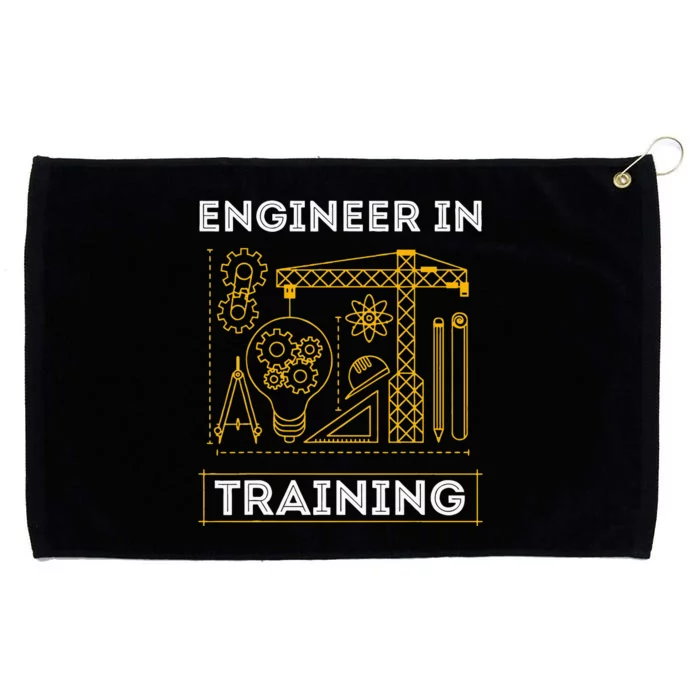 Engineer In Training Future Engineer Holding Engineering Grommeted Golf Towel