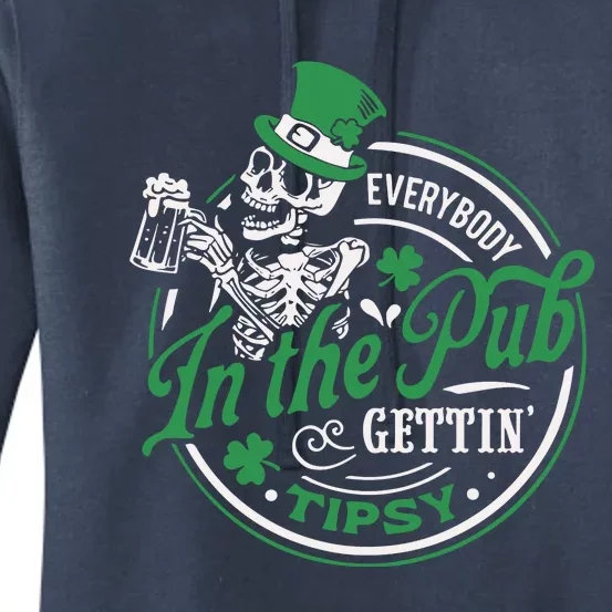 Everybody In The Pub Gettintipsy Drinking Irish Women's Pullover Hoodie