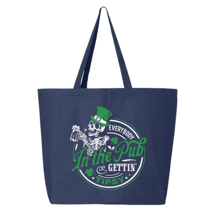 Everybody In The Pub Gettintipsy Drinking Irish 25L Jumbo Tote