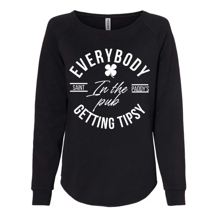 Everybody In The Pub Getting Tipsy Womens California Wash Sweatshirt