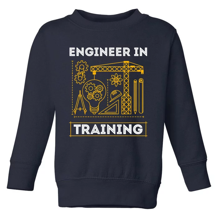 Engineer In Training Future Engineer Holding Engineering Toddler Sweatshirt