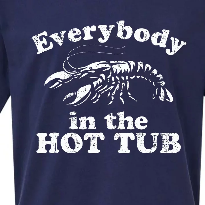 Everybody In The Hot Tub Sueded Cloud Jersey T-Shirt