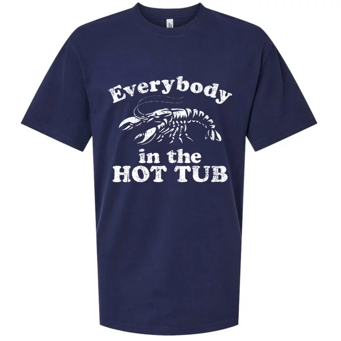 Everybody In The Hot Tub Sueded Cloud Jersey T-Shirt