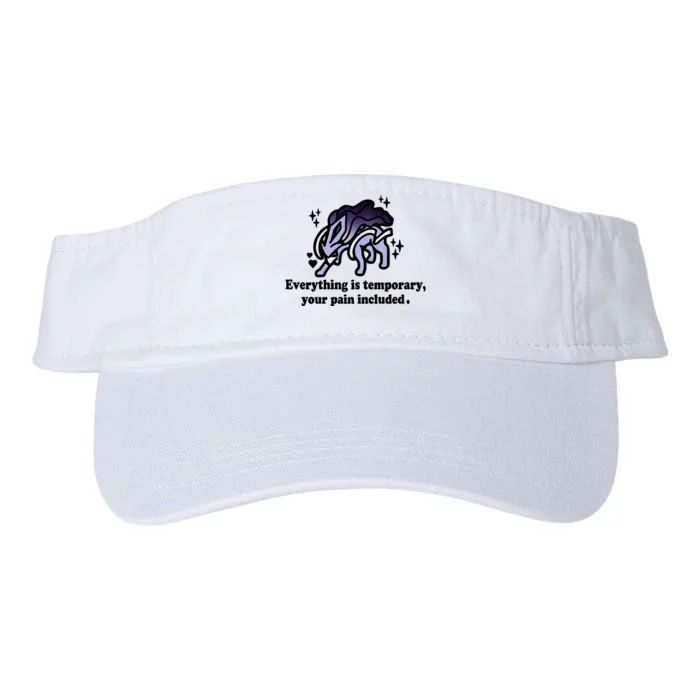 Everything Is Temporary Your Pain Included Limited Valucap Bio-Washed Visor