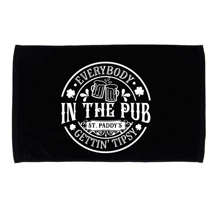 Everybody In The Pub Getting Tipsy Microfiber Hand Towel