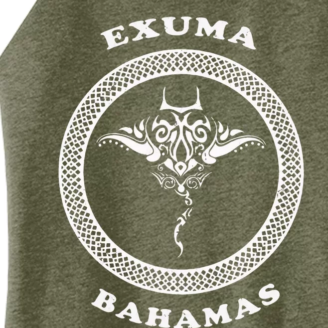 Exuma Islandsbahamas Tribal Stingray Vacation Women’s Perfect Tri Rocker Tank