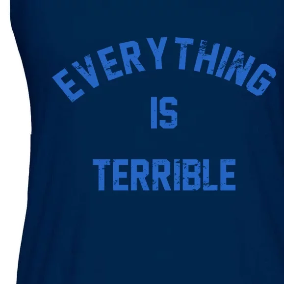 Everything Is Terrible Ladies Essential Flowy Tank