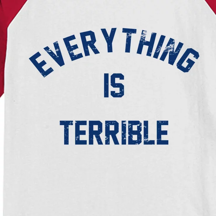 Everything Is Terrible Kids Colorblock Raglan Jersey