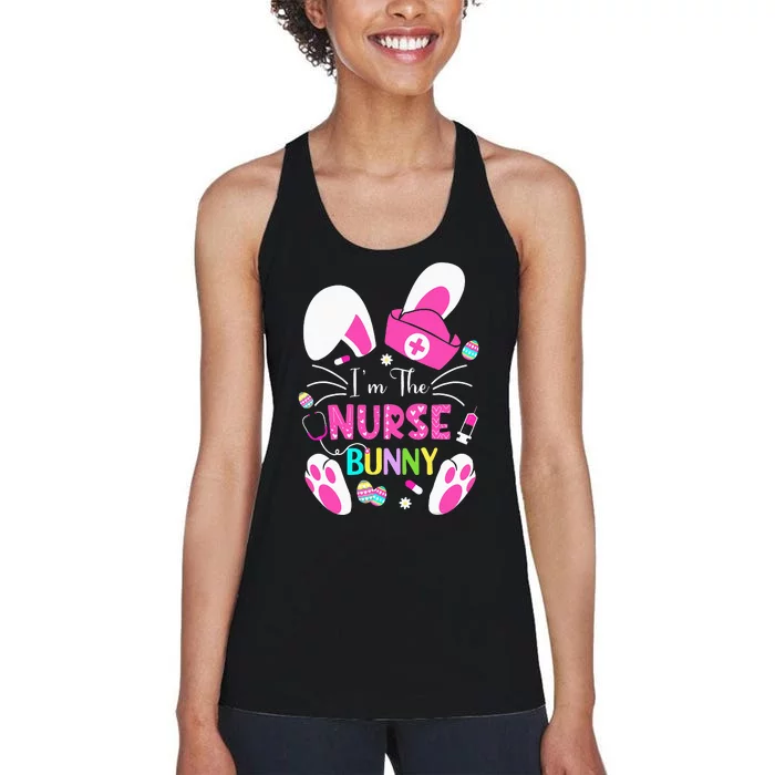 Easter I'm The Nurse Nurse Life RN Nursing Women's Racerback Tank