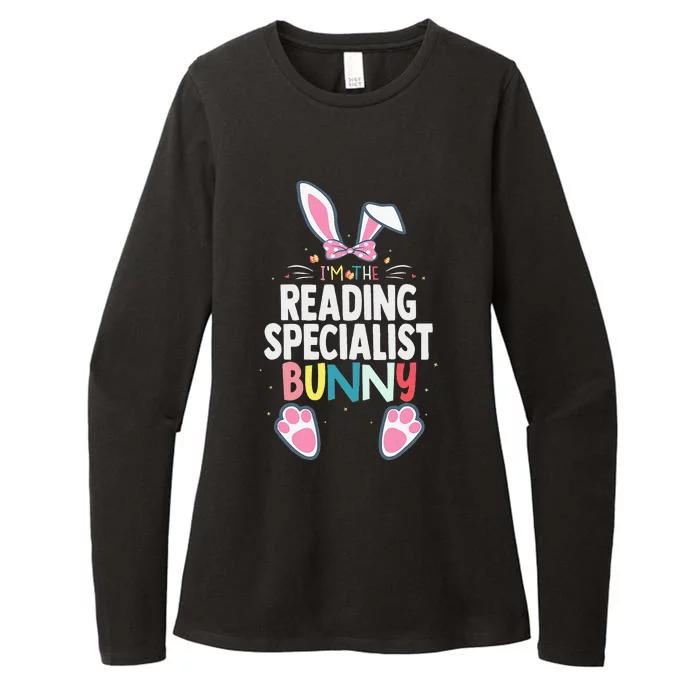 Easter I'm The Reading Specialist Bunny Easter Day Teacher Womens CVC Long Sleeve Shirt