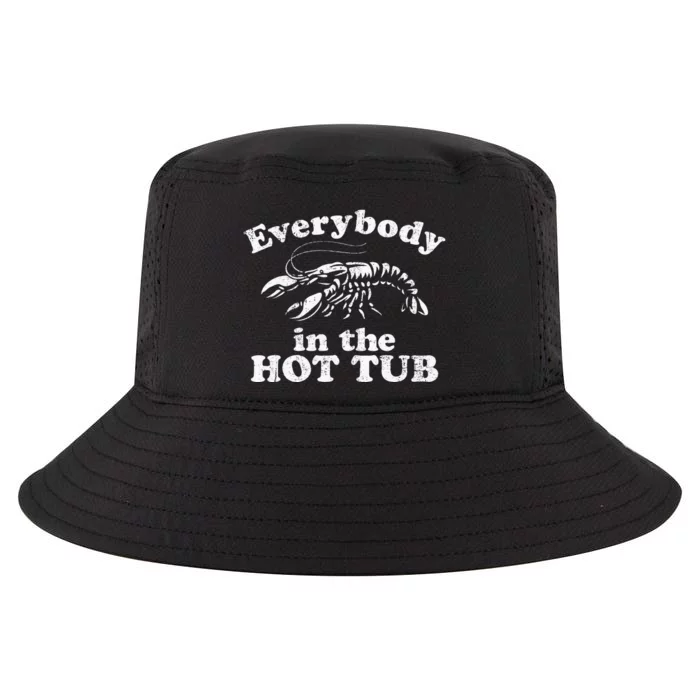 Everybody In The Hot Tub Funny Crawfish Boil Cool Comfort Performance Bucket Hat