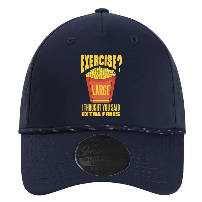 Exercise I Thought You Said Extra Fries Funny Fitness Performance The Dyno Cap