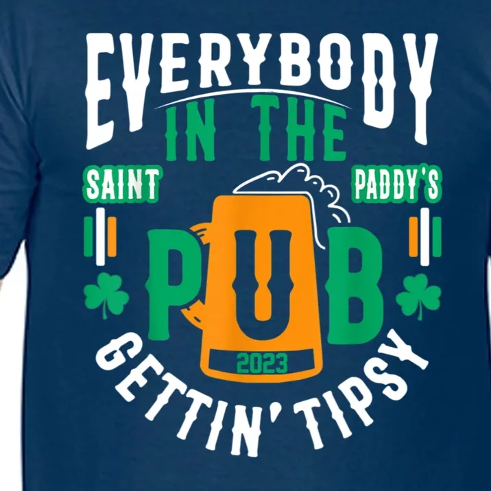 Everybody In The Pub Getting Tipsy St Patricks Day Shamrock Comfort Colors T-Shirt