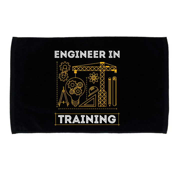 Engineer In Training Future Engineer Holding Engineering Microfiber Hand Towel