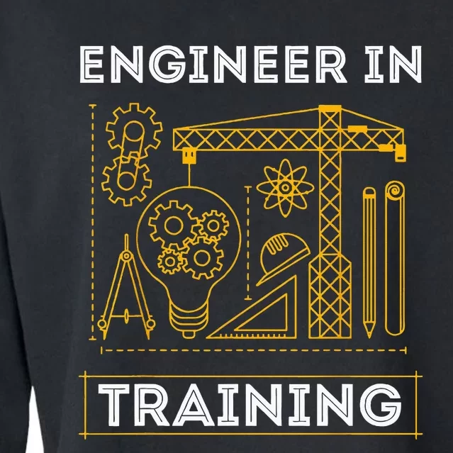 Engineer In Training Future Engineer Holding Engineering Cropped Pullover Crew