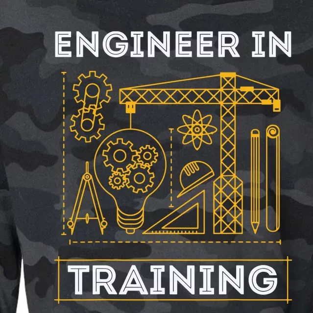 Engineer In Training Future Engineer Holding Engineering Cropped Pullover Crew