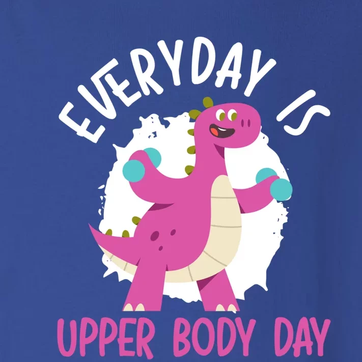 Everyday Is Upper Body Day Fitness Dinosaur Brachiosaurus Gift Toddler Long Sleeve Shirt