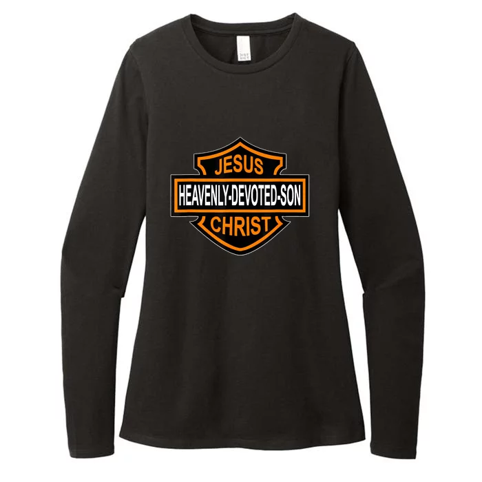 Enjoy Jesus Christ Heavenly Devoted Son Parody Religious Tee Womens CVC Long Sleeve Shirt