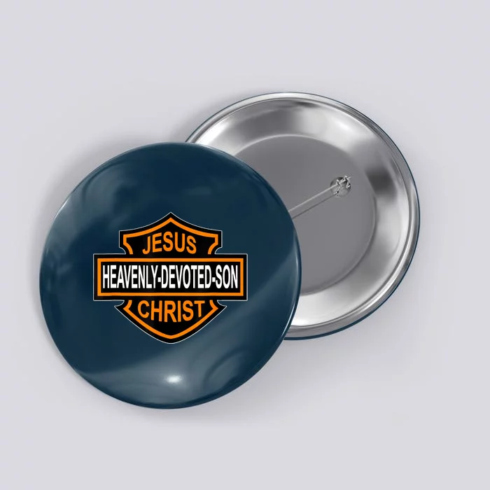 Enjoy Jesus Christ Heavenly Devoted Son Parody Religious Tee Button