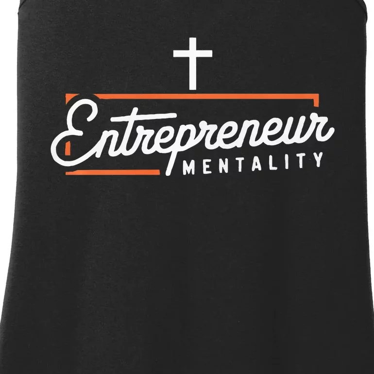 Entrepreneur Jesus Christ Religion Christian Business Premium Ladies Essential Tank