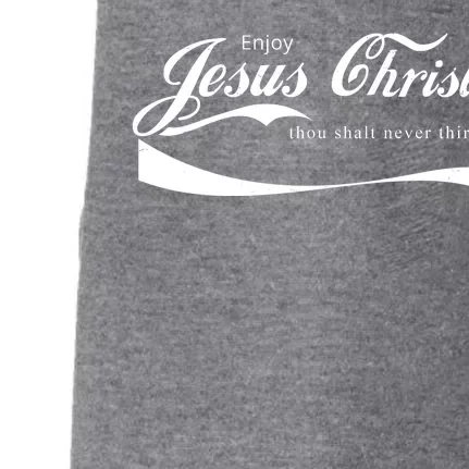 Enjoy Jesus Christ Thou Shalt Never Thirst Doggie 3-End Fleece Hoodie